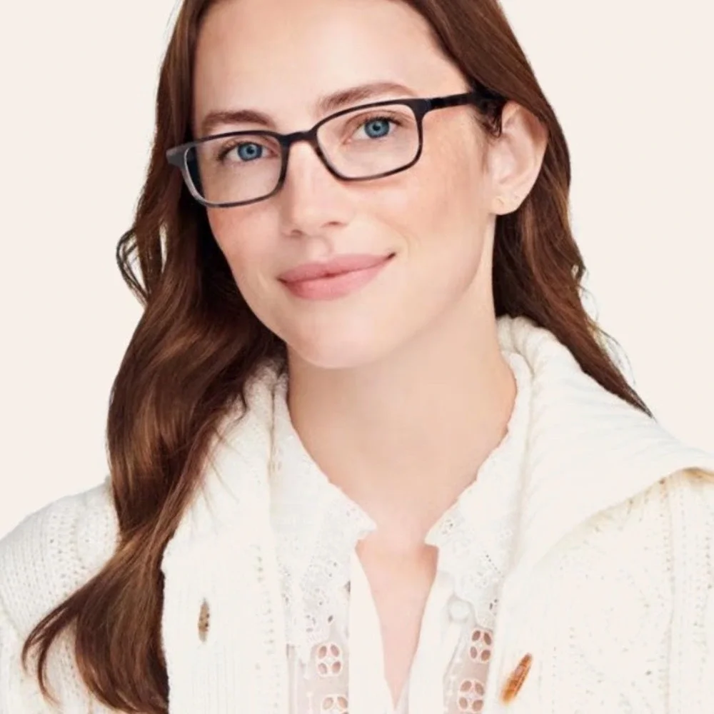 Warby Parker Wilkie Red Berry Eyeglasses Frames 50-18-145 Wine Purple Square